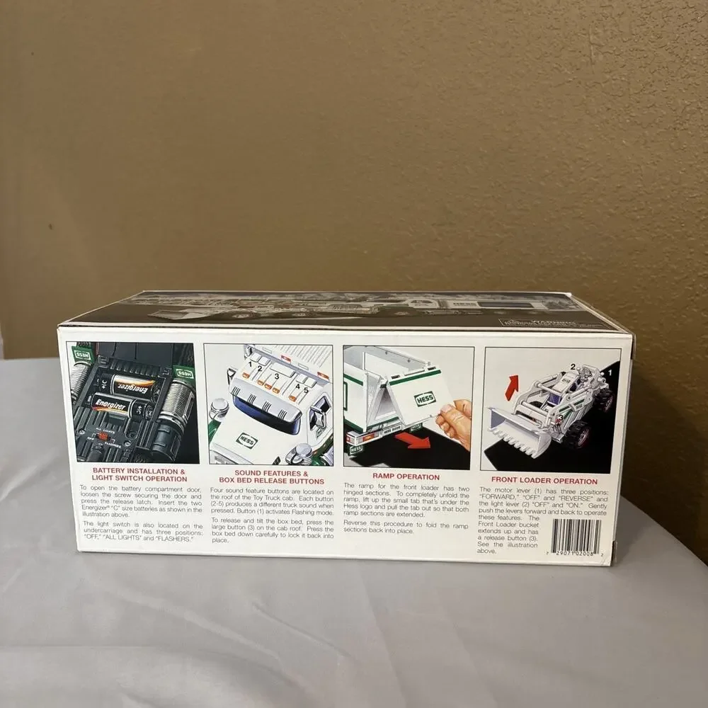 Hess 2008 Toy Truck and Front Loader Collectable New In Original Box